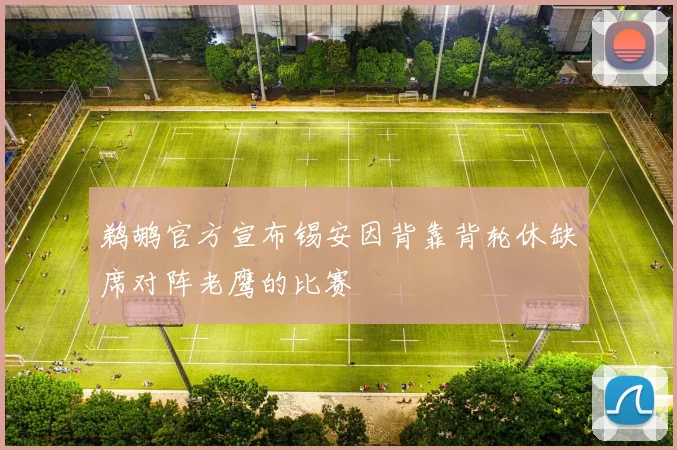鹈鹕官方宣布锡安因背靠背轮休缺席对阵老鹰的比赛