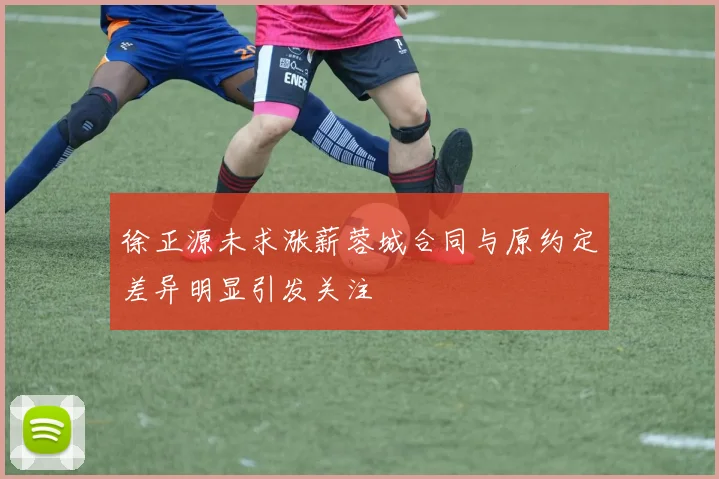 徐正源未求涨薪蓉城合同与原约定差异明显引发关注